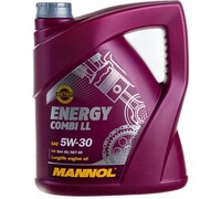 Синтетическое моторное масло MANNOL ENERGY COMBI LL 5W30 4 л