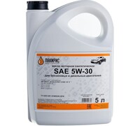 Моторное масло Лакирис синтетическое, SAE 5W30, API SN/CF, 5 л