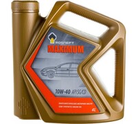 Моторное масло ROSNEFT Maximum 10W–40, 4L