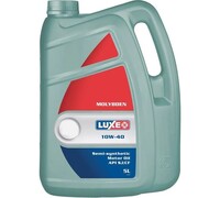 Моторное масло LUXE M 10w40, молибден, полусинтетическое, 5 л