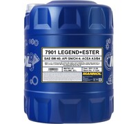 Моторное масло MANNOL LEGEND ESTER синтетическое, 0W40, 20 л