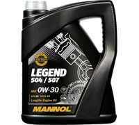 Синтетическое моторное масло MANNOL LEGEND 504/507 0W30 5 л 77305