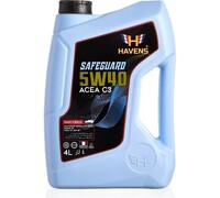 Моторное масло HAVENS Safeguard SAE 5W40 ACEA C3, API SP, SN PLUS, SN/CF, 4 л