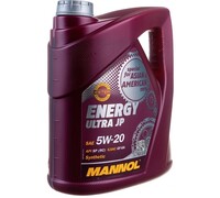 Синтетическое моторное масло MANNOL ENERGY ULTRA JP 5W20 4 л