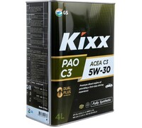 Моторное масло KIXX PAO 5W30, синтетическое, 4 л