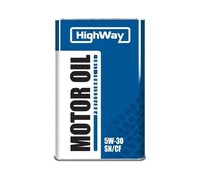 Моторное масло HighWay SN/CF, 5W30, полусинтетическое, 4 л