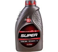 Моторное масло Лукойл СУПЕР полусинтетическое SAE 10W-40, API SG/CD, 1 л