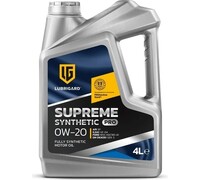Моторное масло lubrigard SUPREME SYNTHETIC PRO 0W-20 4л