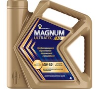 Моторное масло ROSNEFT Magnum Ultratec A3 0W–30, 4L